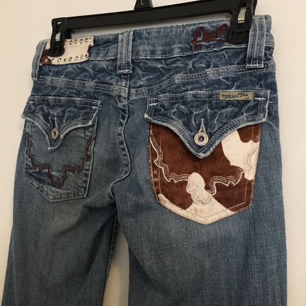 Miss Me Jeans Cowhide Size 26